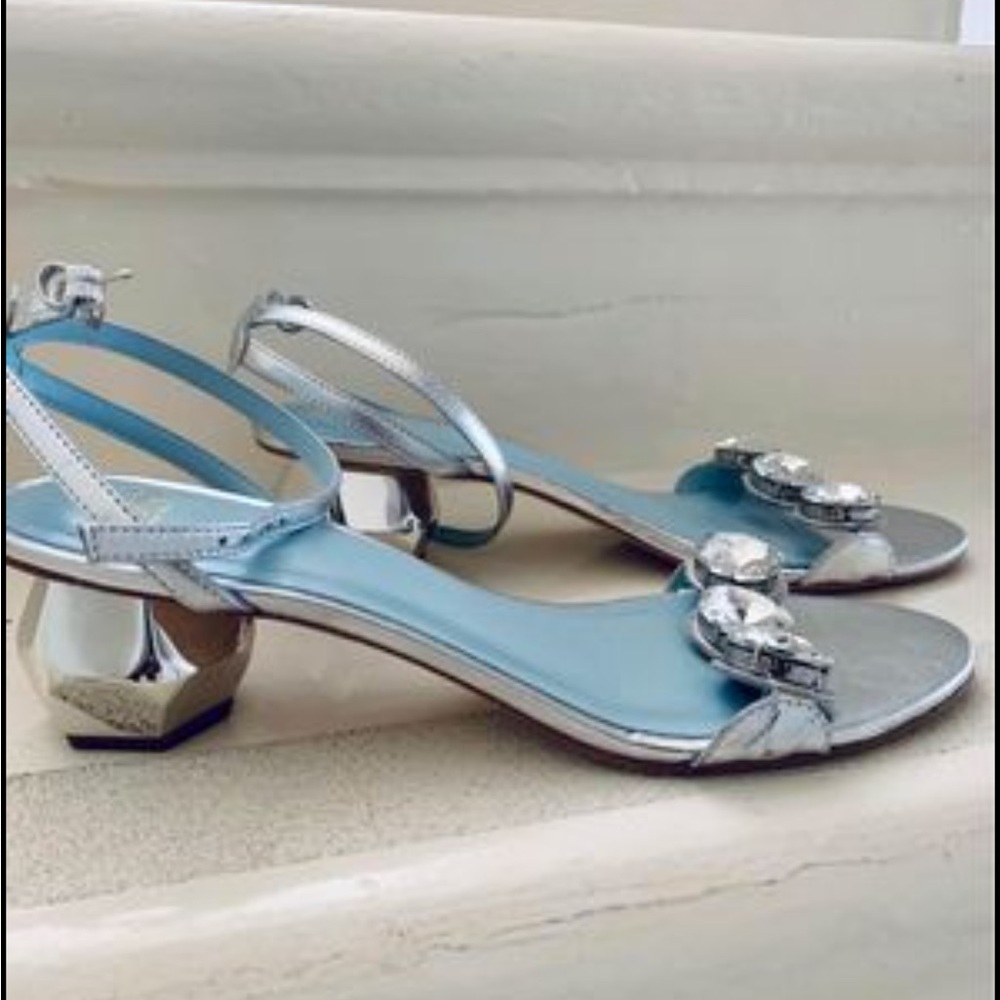 SOLD Frances Valentin Jeweled Sandal